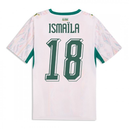 Stroje piłkarskie Senegal Ismaila Sarr #18 Koszulka Podstawowej MŚ 2026 Krótki Rękaw